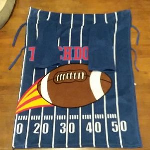 Touchdown boys bathrobe /blanket age 4 to 10